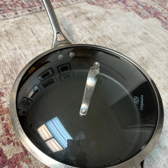 Calphalon Hard-Anodized Nonstick 5-Quart Sauté Pan  with Lid - Picture 1 of 5